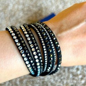 Swarovski wrap bracelet